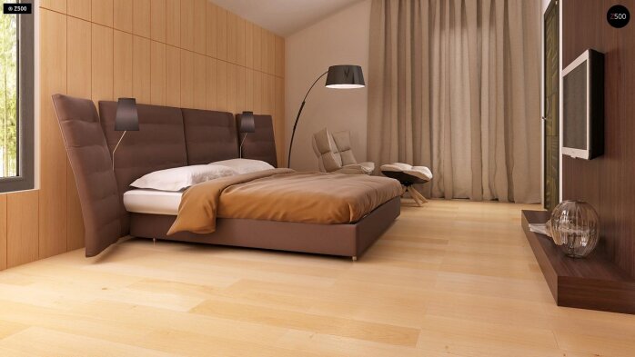 Проєкт будинку Ux40 - З мансардним поверхом дома в Україні