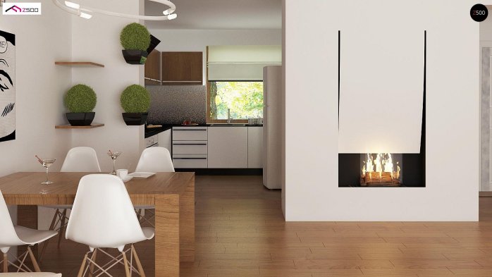 Проєкт будинку U8 - Одноповерхові дома в Україні