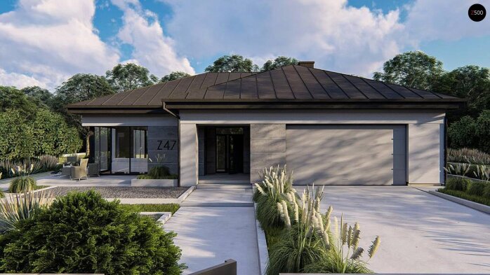 Проєкт будинку U471 - Одноповерхові дома в Україні