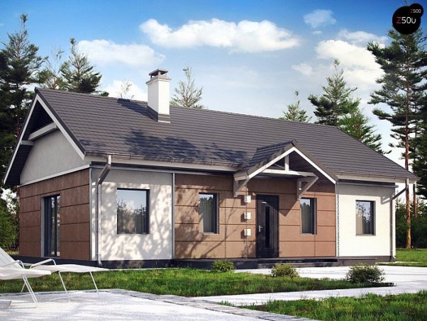 Проект дома U241 S - 1 Одноэтажные дома в Украине