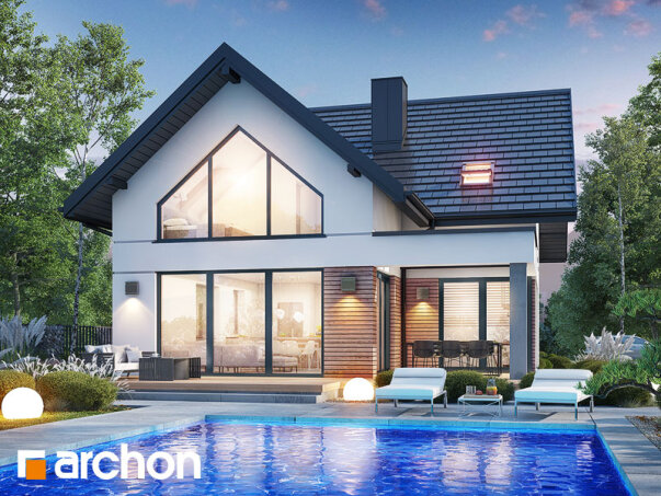 Проект дома Дом в ковылах 2 (Г2) - 1 С мансардным этажом дома в Украине