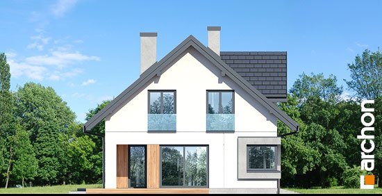 Проєкт будинку Будинок в ізопірумі 6 (Г2) - З мансардним поверхом дома в Україні