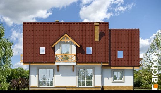 Проект дома Дом в землянике 4 вер.2 - 6 С мансардным этажом дома в Украине