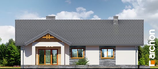 Проект дома Дом в лещиновнике 2 - 6 Одноэтажные дома в Украине