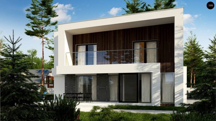 Проект дома Ux39 GP2 - 3 Двухэтажные дома в Украине