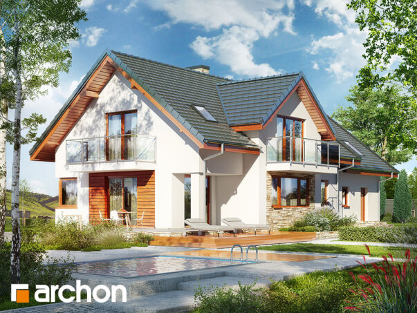 Проект дома Дом в каннах 4 (Г2) - 2 С мансардным этажом дома в Украине