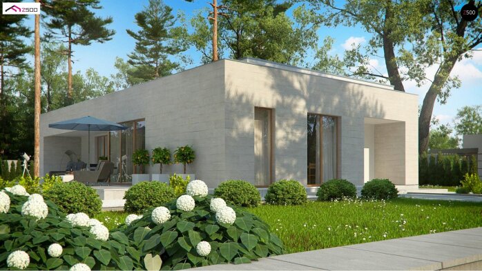 Проект дома Ux67 - 2 Одноэтажные дома в Украине