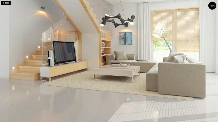 Проєкт будинку Ux114 - Двоповерхові дома в Україні