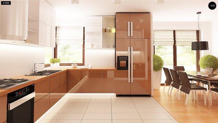 Проект дома U281 - 10 Одноэтажные дома в Украине