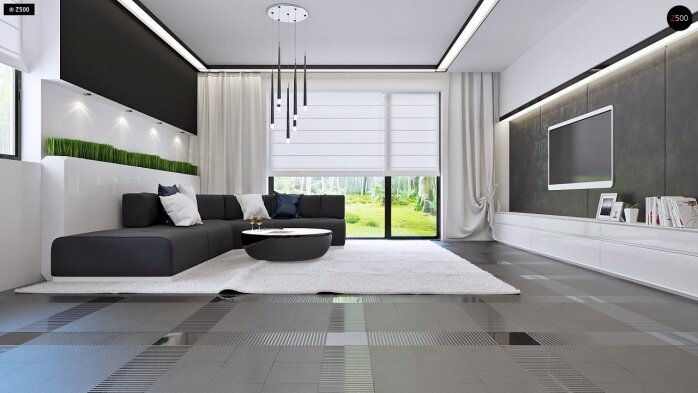 Проект дома U273 a - 8 Одноэтажные дома в Украине