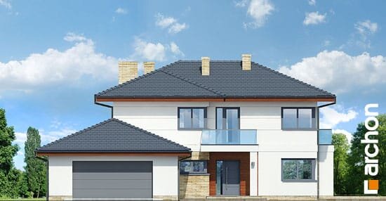 Проект дома Вилла Оливия 2 - 3 Двухэтажные дома в Украине