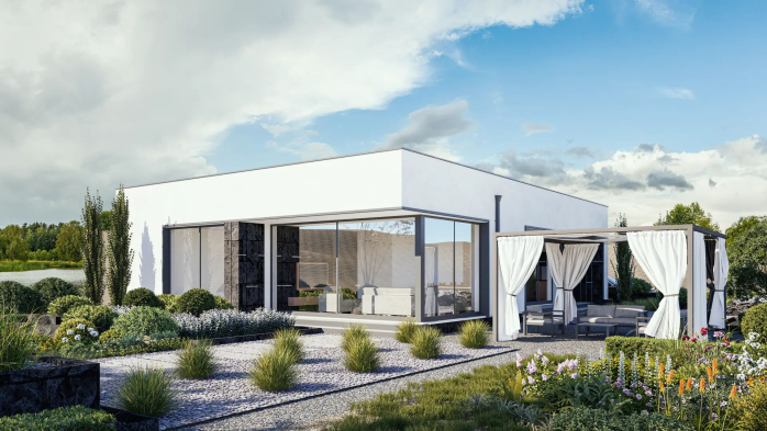 Проєкт будинку Ux88 A - Одноповерхові дома в Україні