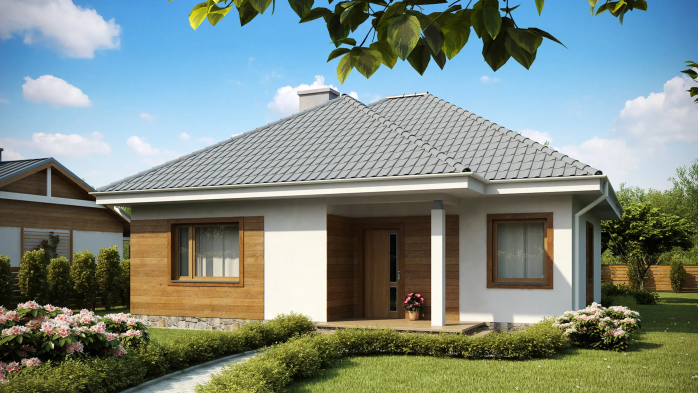 Проект дома U64 - 1 Одноэтажные дома в Украине