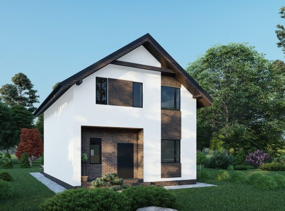 Проект будинку з мансардою DBT 394