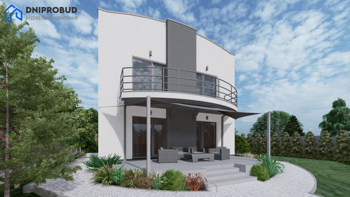 Проект дома Db 25 - 5 Двухэтажные дома в Украине