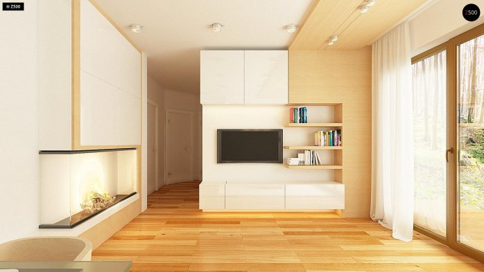 Проєкт будинку U262 - Одноповерхові дома в Україні