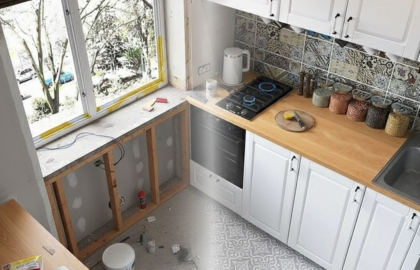 Як зробити ремонт на кухні своїми руками: порядок робіт, матеріали та практичні поради