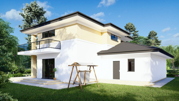 Проект дома DBT 427 - 5 Двухэтажные дома в Украине