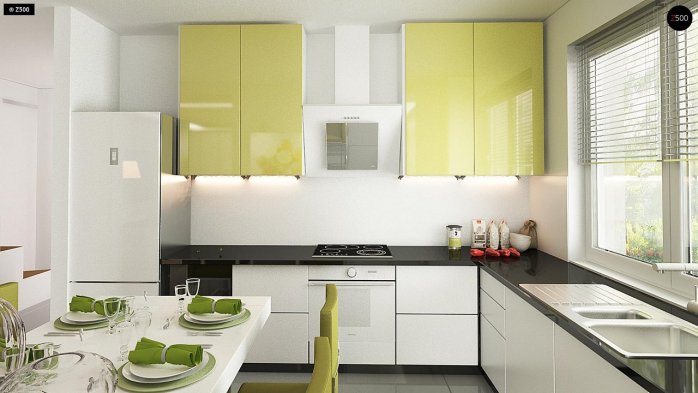 Проект дома U293 - 10 С мансардным этажом дома в Украине