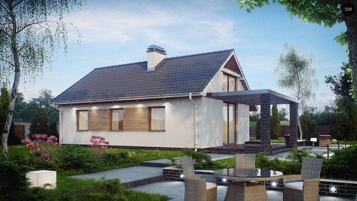 Проєкт будинку U139 v2 - Одноповерхові дома в Україні