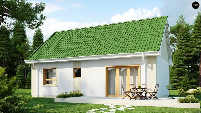 Проєкт будинку U12 - Одноповерхові дома в Україні