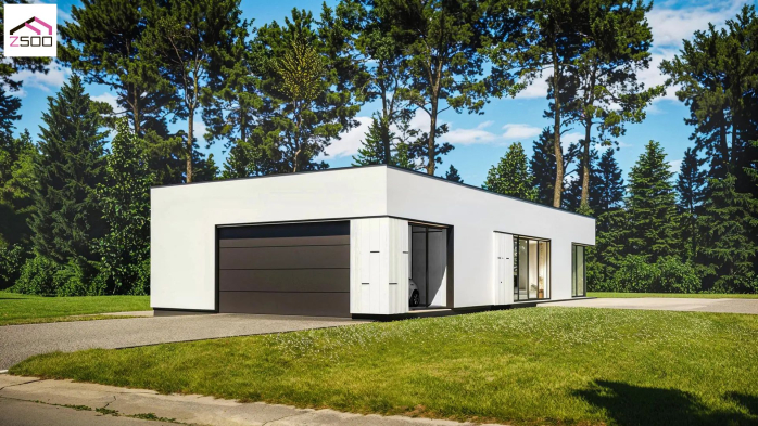 Проєкт будинку Ux88 B - Одноповерхові дома в Україні