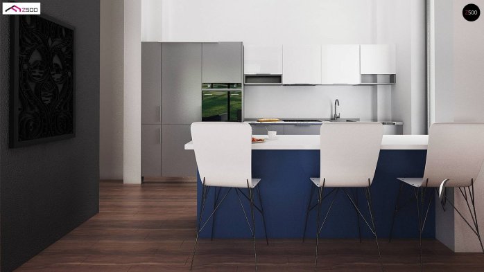 Проект дома Ux141 S - 10 Одноэтажные дома в Украине