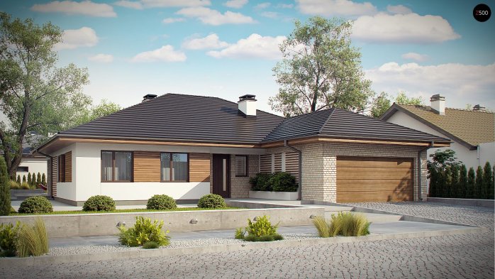 Проєкт будинку U301 - Одноповерхові дома в Україні