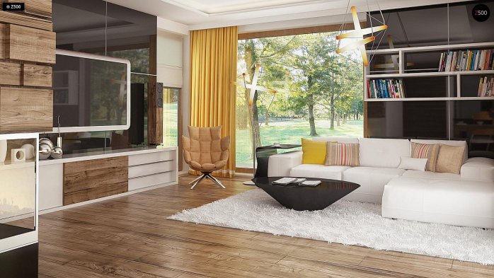 Проект дома U288 - 6 С мансардным этажом дома в Украине