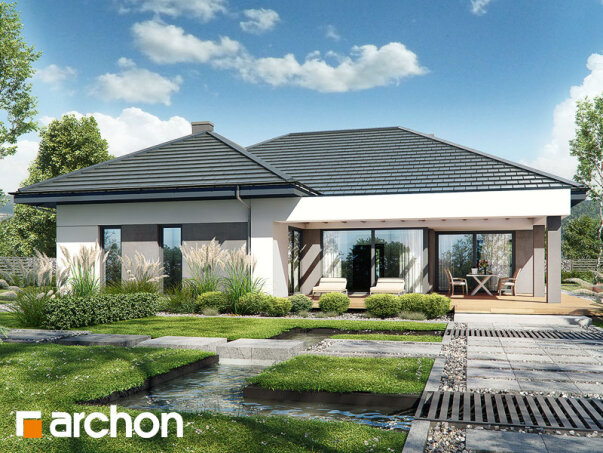 Проект дома Дом в подснежниках 4 (Г2) - 1 Одноэтажные дома в Украине