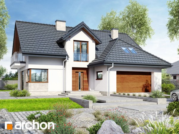 Проект дома Дом в кортландах (Г2) - 1 С мансардным этажом дома в Украине