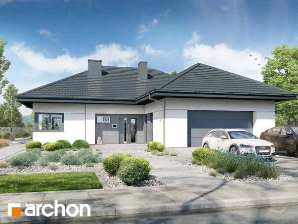 Проект дома Дом в подснежниках 4 (Г2) - 2 Одноэтажные дома в Украине