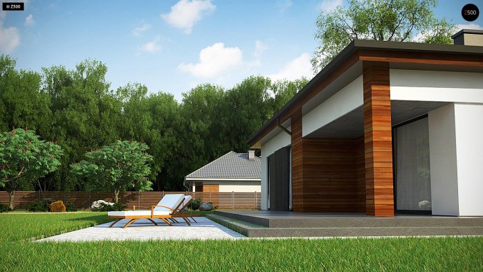 Проект дома U375 - 5 Одноэтажные дома в Украине