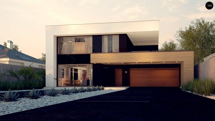 Проєкт будинку Ux123 GP2 - Двоповерхові дома в Україні