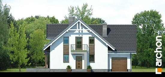 Проєкт будинку Будинок в рододендронах 5 (H) вер.2 - З мансардним поверхом дома в Україні