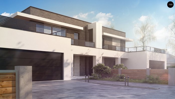 Проєкт будинку Ub16 - Двоповерхові дома в Україні