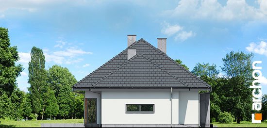 Проєкт будинку Будинок під червоною горобиною (ДМН) вер.2 - З мансардним поверхом дома в Україні