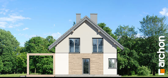 Проект дома Дом в силене - 5 С мансардным этажом дома в Украине