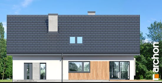 Проєкт будинку Будинок в ізопірумі 6 (Г2) - З мансардним поверхом дома в Україні