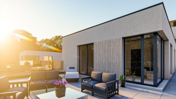 Проєкт будинку Ux217 - Двоповерхові дома в Україні