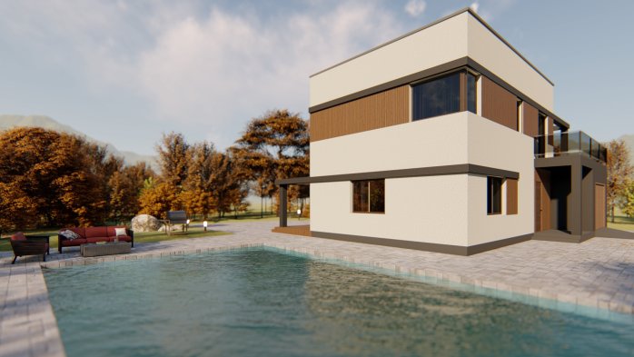 Проєкт будинку DB 36 - Двоповерхові дома в Україні