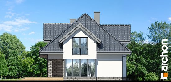 Проєкт будинку Будинок в сливах (Г) - З мансардним поверхом дома в Україні