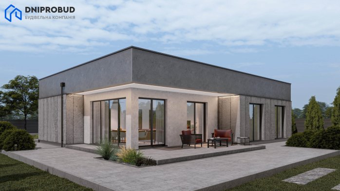 Проєкт будинку Db 33 - Одноповерхові дома в Україні