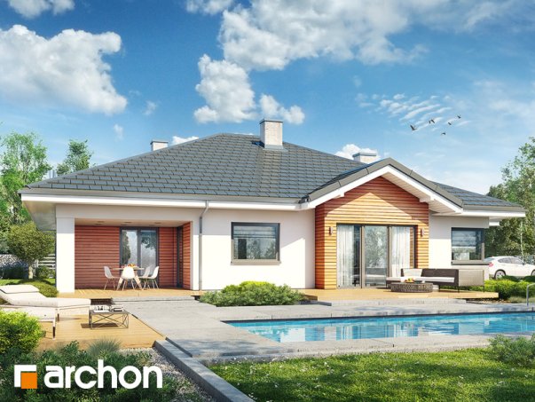 Проект дома Дом в джонагольдах 4 (Г2) - 2 Одноэтажные дома в Украине