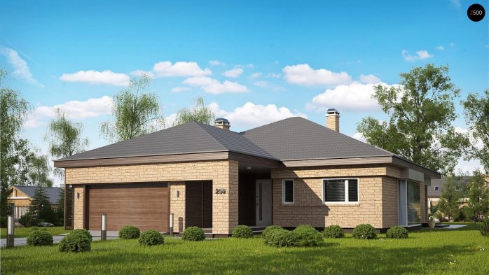 Проект дома U200 k - 1 Одноэтажные дома в Украине