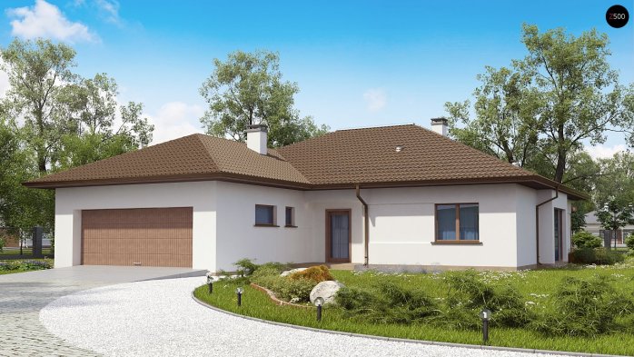 Проєкт будинку U311 - Одноповерхові дома в Україні