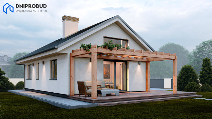 Проєкт будинку DB 50 - Одноповерхові дома в Україні