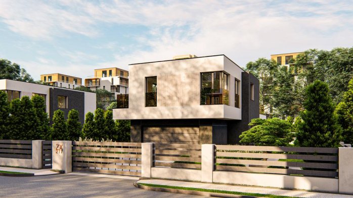 Проєкт будинку Ux217 - Двоповерхові дома в Україні