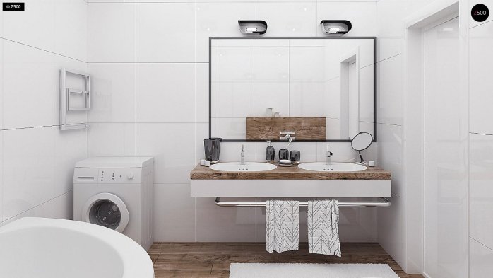 Проєкт будинку U67 - З мансардним поверхом дома в Україні