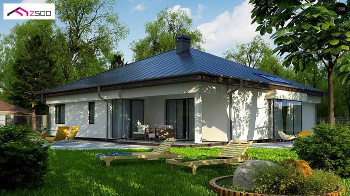 Проєкт будинку U200 L + 100 - Одноповерхові дома в Україні